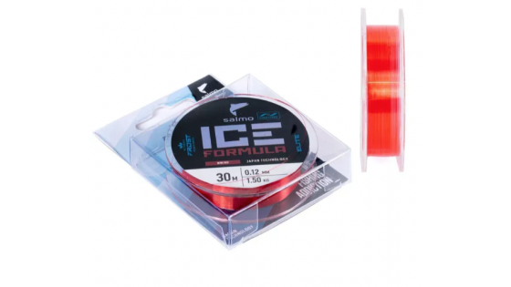 Жилка моно зимова Salmo Elite ICE FORMULA Wine Red 0,12 / 30м