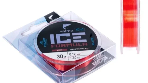 Жилка моно зимова Salmo Elite ICE FORMULA Wine Red 0,12 / 30м