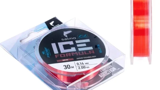 Жилка моно зимова Salmo Elite ICE FORMULA Wine Red 0,14 / 30м