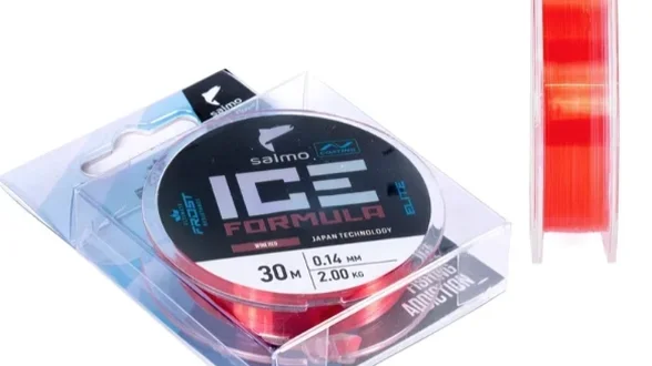 Жилка моно зимова Salmo Elite ICE FORMULA Wine Red 0,14 / 30м