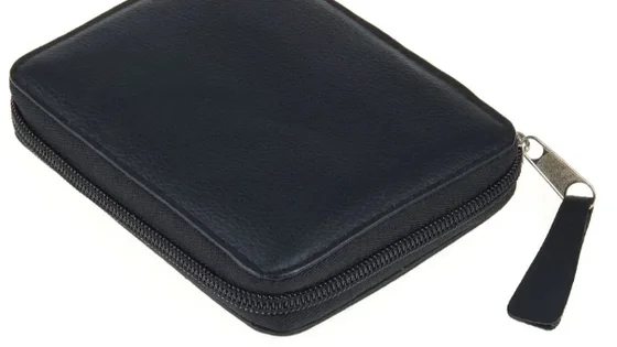 Чохол для блешень і мормишок Lucky John ECO LEATHER / 13×10 см