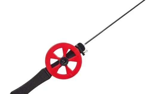 Вудка зимова з катушкою Lucky John PILKKI 28см / EVA / 160-01