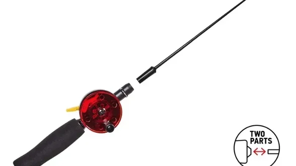 Вудка зимова розбірна з котушкою LJ LDR (стекл.) Ø50мм, 36см Вудка зимова розбірна з котушкою LJ LDR (стекл.) Ø50мм, 36см