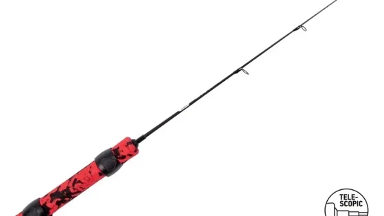 Вудка зимова телескоп Lucky John ICE JIG Light (стекл.) 50см