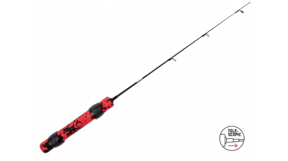 Вудка зимова телескоп Lucky John ICE JIG Light (стекл.) 50см