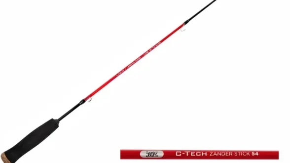 Вудка зимова цілісна Lucky John C-TECH ZANDER STICK (графіт,мотовило,до 40г) 54см Вудка зимова цілісна Lucky John C-TECH ZANDER STICK (графіт,мотовило,до 40г) 54см