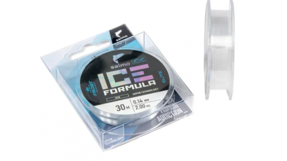 Жилка моно зимова Salmo Elite ICE FORMULA Clear 0,14 / 30м (прозора,інд.уп/ *10)