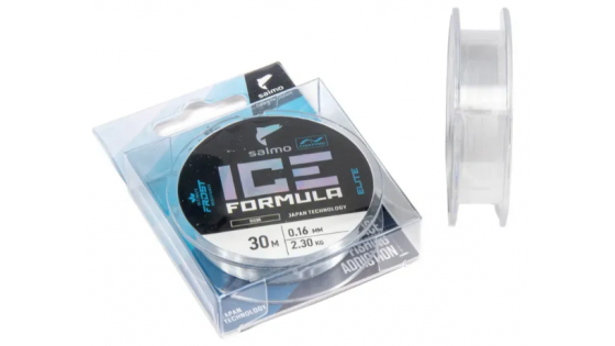 Жилка моно зимова Salmo Elite ICE FORMULA Clear 0,16 / 30м (прозора,інд.уп/ *10)