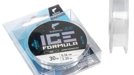 Жилка моно зимова Salmo Elite ICE FORMULA Clear 0,16 / 30м (прозора,інд.уп/ *10)