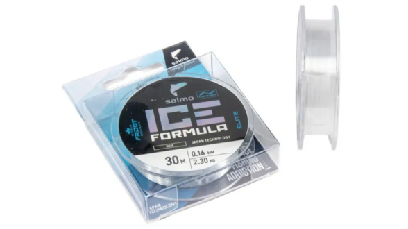 Жилка моно зимова Salmo Elite ICE FORMULA Clear 0,16 / 30м (прозора,інд.уп/ *10)
