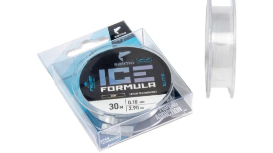 Жилка моно зимова Salmo Elite ICE FORMULA Clear 0,18 / 30м (прозора,інд.уп/ *10)