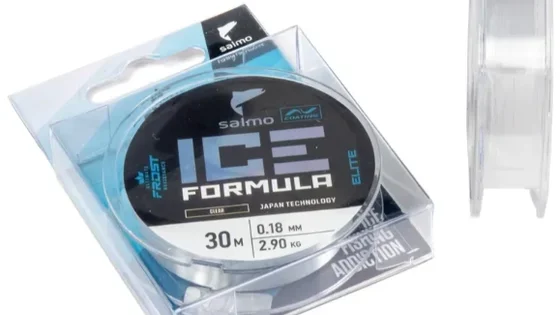 Жилка моно зимова Salmo Elite ICE FORMULA Clear 0,18 / 30м (прозора,інд.уп/ *10)