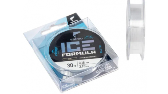 Жилка моно зимова Salmo Elite ICE FORMULA Clear 0,18 / 30м (прозора,інд.уп/ *10)