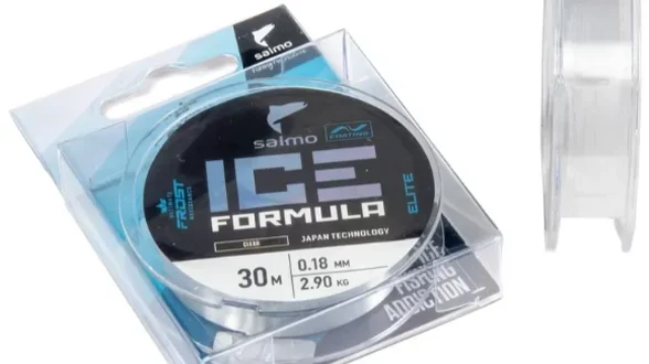 Жилка моно зимова Salmo Elite ICE FORMULA Clear 0,18 / 30м (прозора,інд.уп/ *10) Жилка моно зимова Salmo Elite ICE FORMULA Clear 0,18 / 30м (прозора,інд.уп/ *10)