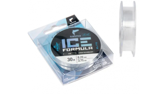 Жилка моно зимова Salmo Elite ICE FORMULA Clear 0,20 / 30м (прозора,інд.уп/ *10)