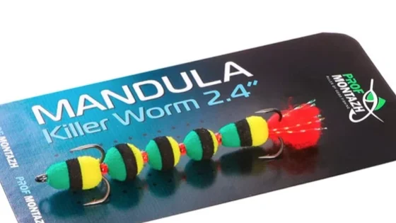 Мандула Killer Worm 5 сегментів 2,4"