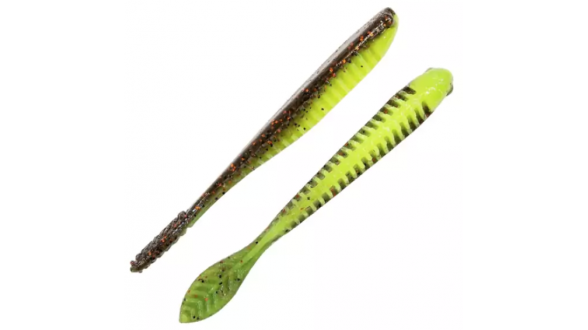 Плаваючий силікон ZMAN Trick Shotz 4.2" 5pc #Coppertreuse Плаваючий силікон ZMAN Trick Shotz 4.2" 5pc #Coppertreuse