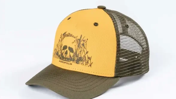 Кепка Acropolis "ГРИБИ" для збирання грибів та активного відпочинку ОШМ-22 (жовта). Розмір М