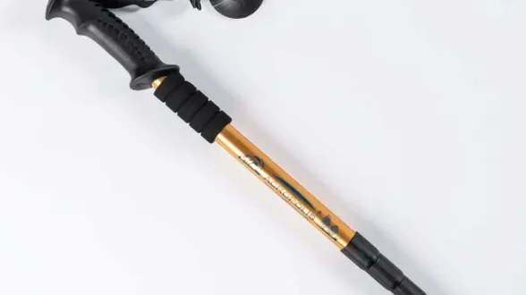 Палиця грибника з компасом Acropolis ПМГ-1 (золота)