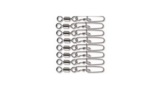 Вертлюжок з застібкою Daiwa Super Safe Lure Swivel Type II №1/0 55kg 8pcs