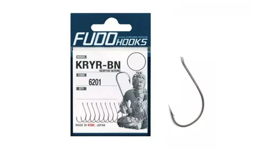 Гачки Fudo Keiryu W/Ring Black 12 (14 шт.)