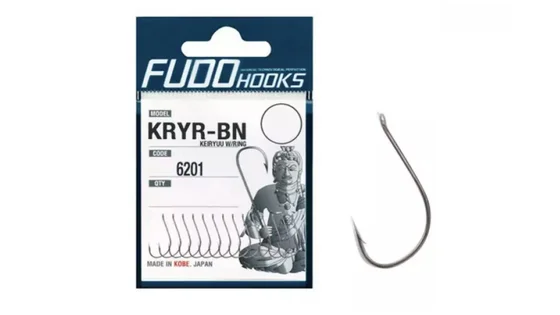 Гачки Fudo Keiryu W/Ring Black 11 (14 шт.)