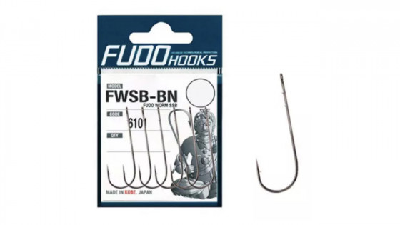 Гачки Fudo Worm SSB Black 5 (9 шт.)