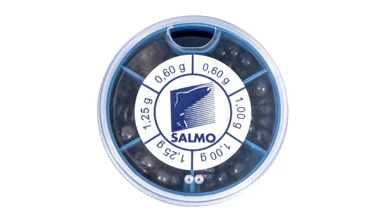 Грузило розрізне (набір) Salmo ДРОБИНКА KP 50г (2х0,6/2х1/2х1,25г)