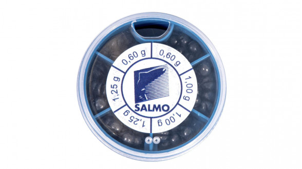 Грузило розрізне (набір) Salmo ДРОБИНКА KP 70г (2х0,6/2х1/2х1,25г)