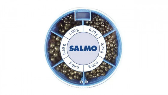 Грузило розрізне (набір) Salmo ДРОБИНКА ST 100г (0,2/0,25/0,3/0,4/0,6/1г)