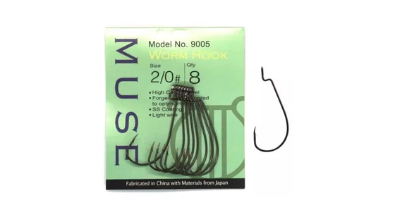 Офсетний гачок BKK Muse #2/0 (8шт)