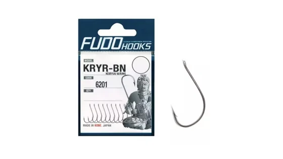 Гачки Fudo Keiryu W/Ring Black 9 (14 шт)