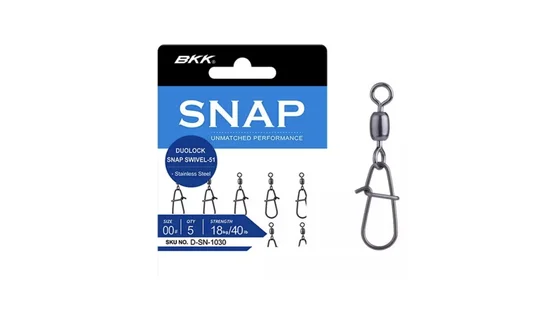 Застібка з вертлюгом BKK Duolock Snap Swivel-51 #00