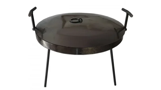 ЧДБ-1 Сковорода на ніжках з кришкою, кухонною лопаткою та чохлом в комплекті