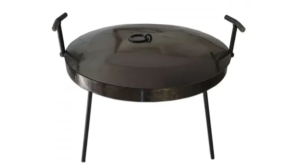 ЧДБ-1 Сковорода на ніжках з кришкою, кухонною лопаткою та чохлом в комплекті ЧДБ-1 Сковорода на ніжках з кришкою, кухонною лопаткою та чохлом в комплекті