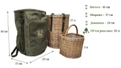 РНГ-8 Рюкзак з 2-ма плетеними кошиками для грибника РНГ-8 Рюкзак з 2-ма плетеними кошиками для грибника