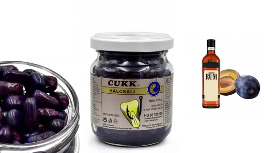 Фарбована кукурудза 220мл Ром-слива (пурпуровий)