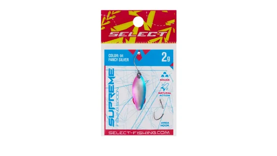 Блешня Select Supreme 2.0g 27mm #04 Fancy Silver