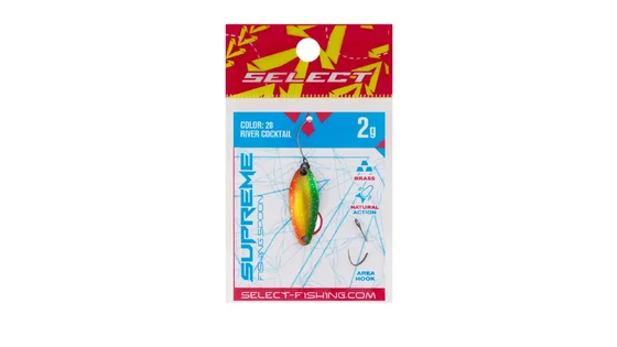Блешня Select Supreme 2.0g 27mm #28 River Cocktail