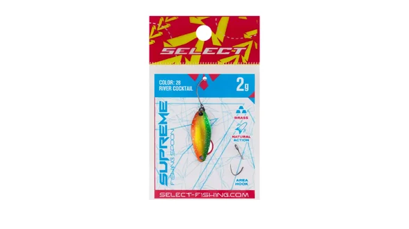 Блешня Select Supreme 2.0g 27mm #28 River Cocktail