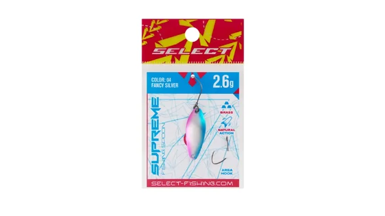 Блешня Select Supreme 2.6g 30mm #04 Fancy Silver
