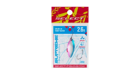 Блешня Select Supreme 2.6g 30mm #04 Fancy Silver