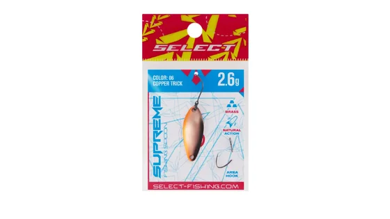 Блешня Select Supreme 2.6g 30mm #06 Copper Trick