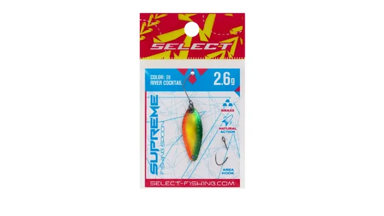 Блешня Select Supreme 2.6g 30mm #28 River Cocktail