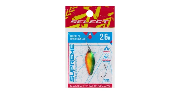 Блешня Select Supreme 2.6g 30mm #28 River Cocktail
