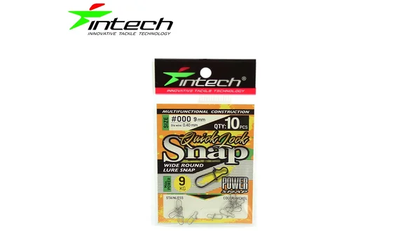 Застібка Intech Quick lock Snap 10 шт (#000) Застібка Intech Quick lock Snap 10 шт (#000)