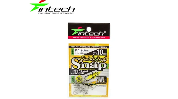 Застібка Intech Quick lock Snap 10 шт (#1)