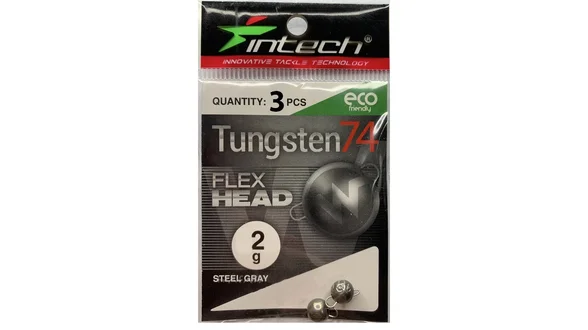 Розбірний груз Intech Tungsten 74 Steel Gray 2.0g (3шт)