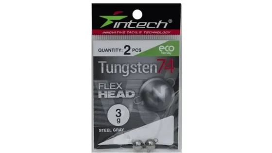 Розбірний груз Intech Tungsten 74 Steel Gray 3.0g (2шт)
