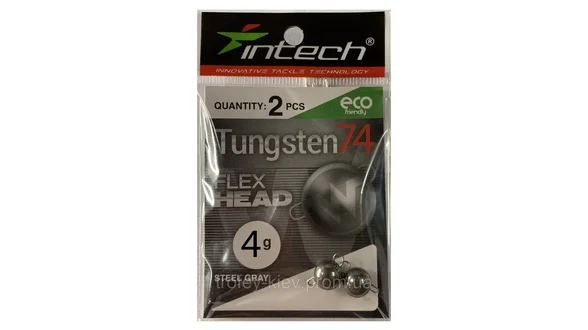 Розбірний груз Intech Tungsten 74 Steel Gray 4.0g (2шт) Розбірний груз Intech Tungsten 74 Steel Gray 4.0g (2шт)